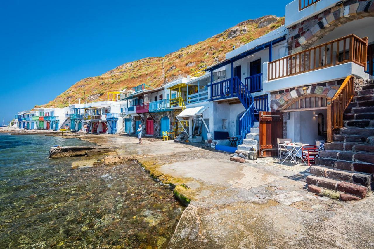Вілла Neosikos Amazing Beach House In Milos Island Klima  Екстер'єр фото